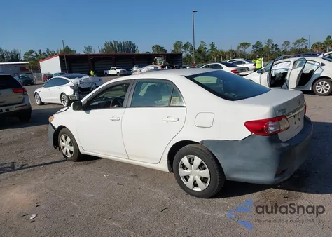 2011 Toyota Corolla Le z USA, uszkodzony, nr VIN 2T1BU4EE2BC537907